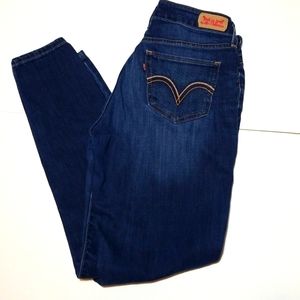 Levi Dark Blue Straight Leg Jeans